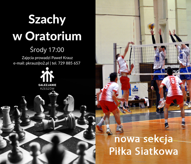 Nowe sekcje – siatkarska i szachowa